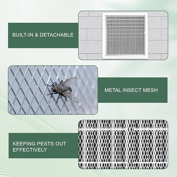 2-Pack 20"x20" Gable Vent - Image 4