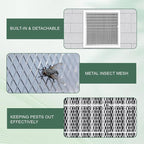 14"x20" Aluminum Gable Vent, Filter Screen - Image 4