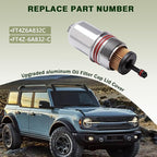 Aluminium Oil Filter Cap Cover Compatible - Image 2