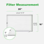 Reair 16x20x1 Extra Replacement Filter without Frame, Washable and Reusable Air - Image 6