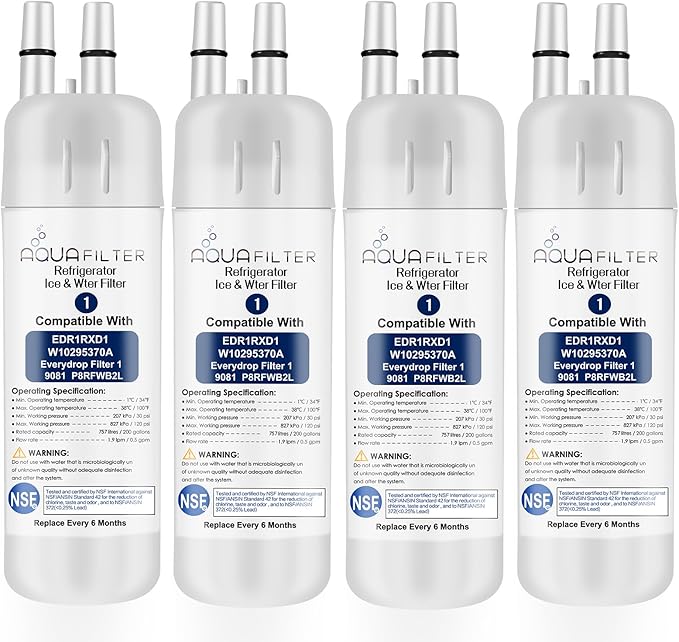 FILTER1 W10295370 A Refrigerator Water Filter Replacement Compatible by MMFILTER