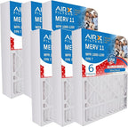 AIRx Filters Wicked Clean Air 20x24x4 MERV 11 Electrostatic Pleated Air by AIRXFILTERSWICKEDCLEANAIR
