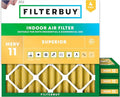 Filterbuy 10x10x2 Air Filter MERV 11 Superior Pet & Allergy Defense, by Filterbuy