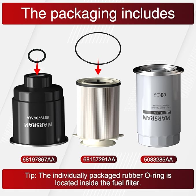 Marsram 6.7 Cummins Fuel Filter and Oil Filter Fits - Image 6