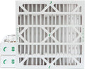 Glasfloss 24x24x4 MERV 10 4" Inch Pleated Air Filters Box of 3. Actual Size: by Glasfloss