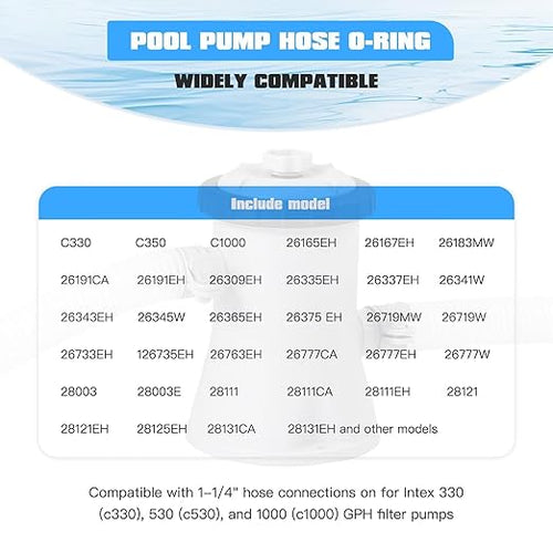 10PCS Hose Connection O-Rings Replacement 10134 Fit - Image 2