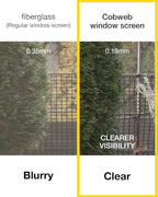 Premium Window Screen DIY KIT 39" 51" Blocks Rain, Pet Scratch, Fine Dust 99% - Image 8