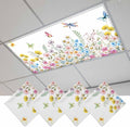 Fluorescent Light Covers for Ceiling Lights Spring Flowers Magnetic Light by Home+L6