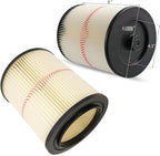 2 Pack - Cartridge Filter for Craftsman 9-17816 17816 Vacuum Filter General - Image 2