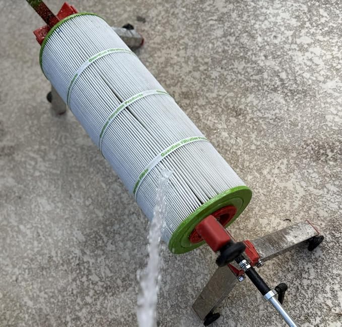 Swimming Pool Filter 3 4 6 inch Cartridge Cleaner Washing Spin Stand Tool - Image 4