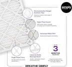 Simply 16x16x1 Air Filter, MERV 13, 4 Pack, - Image 4