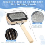 Boao 3 Pcs Ac Coil Cleaner Brush Fin Comb Double Sided Refrigerator Air - Image 2