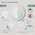 Vent Systems 5" Inch White Soffit Vent Cover - Image 3