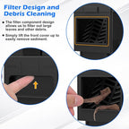 WADEO Rainwater Collection System, Downspout Diverter Fits - Image 3