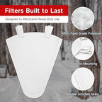 The Felt Store Synthetic Maple Syrup Filter Cone – Reusable Heavy-Duty - Image 2