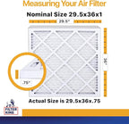 Filter King 29.5x36x1 Air Filter | 4-PACK | MERV 13 HVAC Pleated A/C Furnace - Image 2