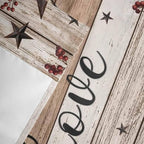Rustic Star Brown Curtain Valances - Image 6
