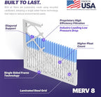 BNX TruFilter 14x25x1 Air Filter MERV 8 - Image 3
