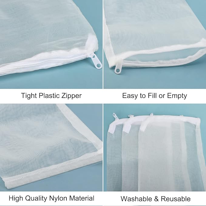Segarty Aquarium Filter Bags High Flow, 10 Pack 0.15mm Mesh Bag 7.7 x 6 Inch - Image 5