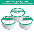 Xin Tester 100 Pieces Nylon Disc Membrane Filters, 50 mm Diameter, 10µm Pore - Image 6