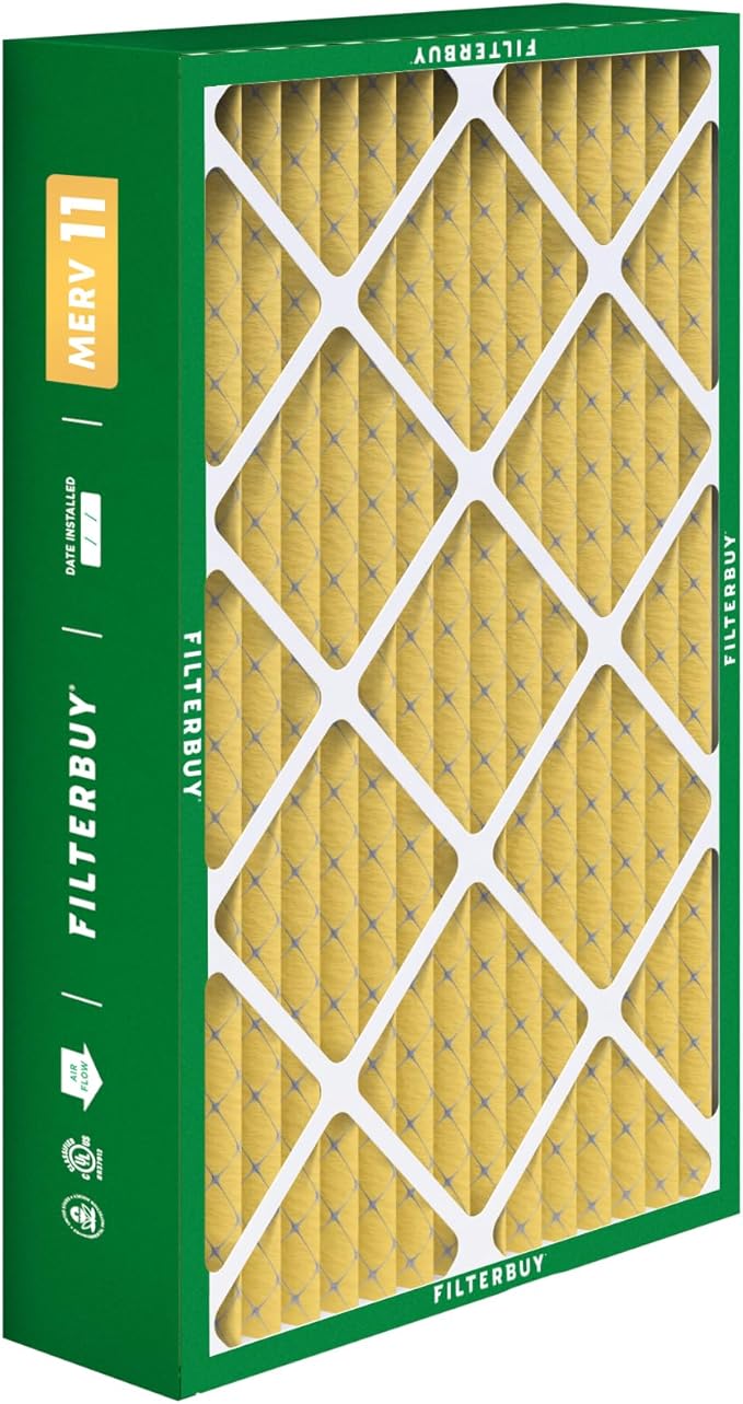 Filterbuy 17x26x4 Air Filter MERV 11 Superior Pet & Allergy Defense, - Image 9