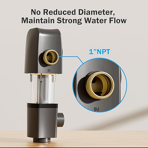 Frizzlife 40 & 100 Micron Spin Down Sediment Water Filter - Image 9