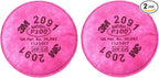 3M 2091 P100 Particulate Filter, 3 Pairs by 3MIndustrial