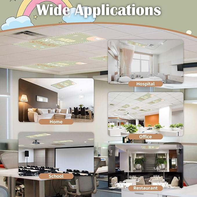 4 Pcs Fluorescent Light Covers - Image 7