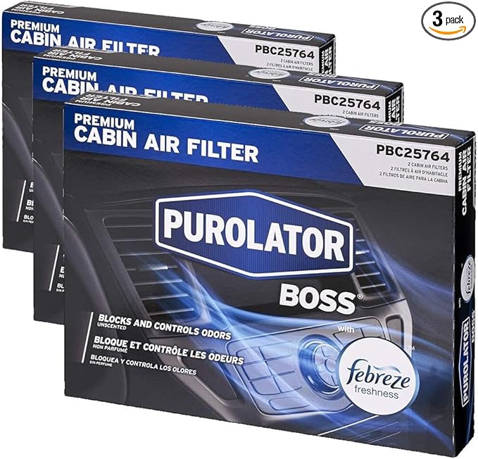 Purolator PBC25764 PurolatorBOSS Automotive Cabin Air Filter by PurolatorProductsNALLC