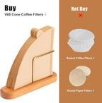 Cone Coffee Filter Holder, Stand Coffee Filter Storage, Coffee Filter Container - Image 3