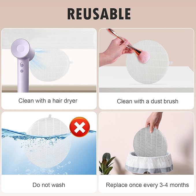 4 Pack Replacement Filters Compatible - Image 6