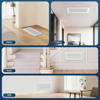 Magnetic Vent Covers with Vent Screen 5.1x11.3 Inch, Ceiling Air Vents to Block - Image 5