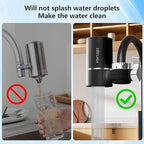 Vortopt Faucet Filter, NSF Certified, 400 Gallon High Efficiency Water - Image 4