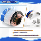 PTNHZ Universal Stainless Steel Air Intake Filter Cover Heat Shield Fits - Image 5