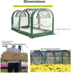 Porayhut Portable Greenhouse Tent, Easy Set-Up Gardening Flower House & Plant - Image 3
