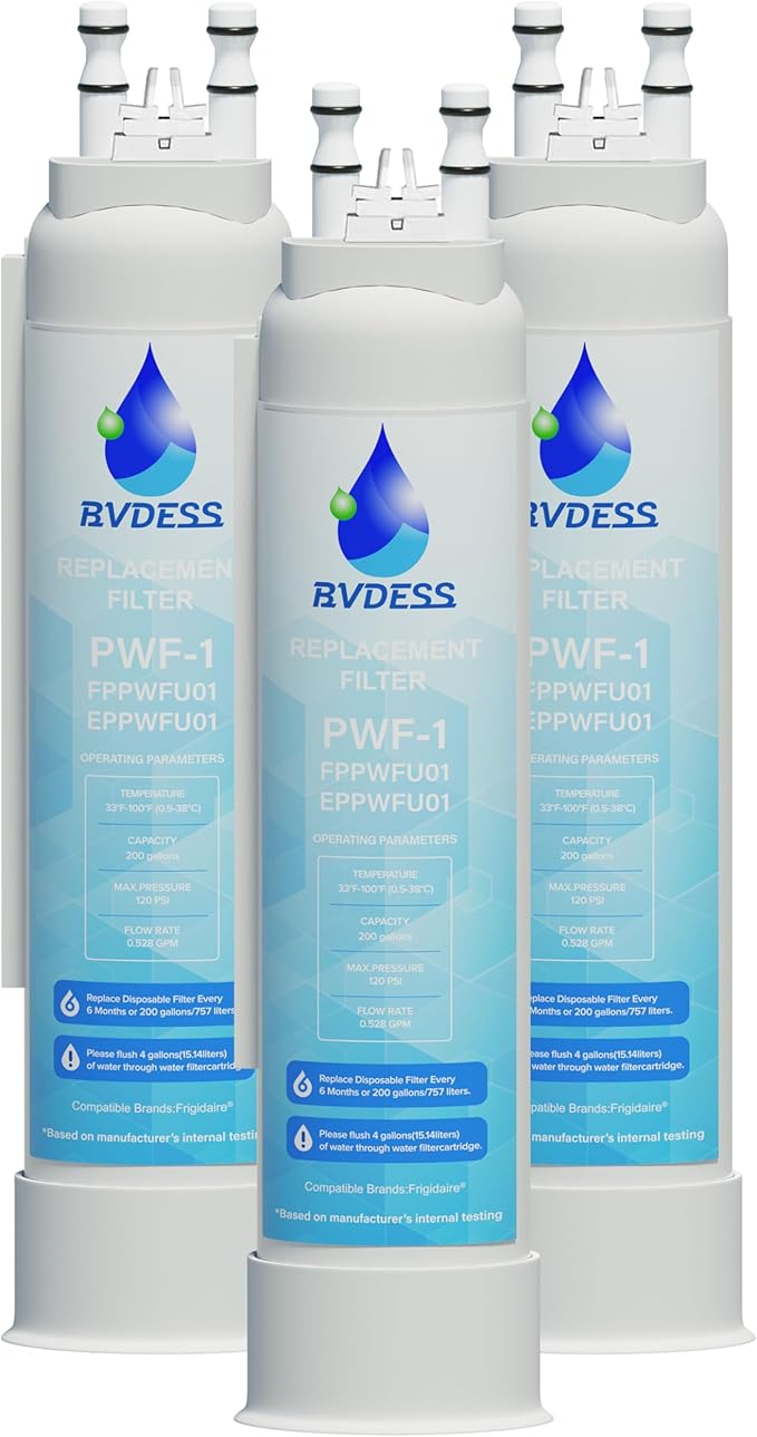 FPPWFU01 Water Filter Replacement, Compatible by bvdessLLC
