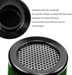 RYANSTAR RACING 76mm 3" High Flow Round Tapered Cone Cool Air Filter Cleaner - Image 5
