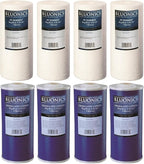 Bluonics Sediment & GAC Carbon Replacement Water Filters 8pcs 4.5" x 10 by BLUONICS