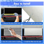 Air Vent Filters Kit, MERV 8 Electrostatic Air Filter, Vent Filters - Image 5
