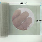Stainless Steel Mesh Screen #40Mesh -Size:15.7"x47.2" SS304 Wire Mesh Screen - Image 2