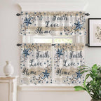Vintage Country Kitchen Curtains Set 3 Piece - Image 9