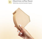 200 Count #4 Unbleached Paper Coffee Filters - Image 5