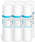 Membrane Solutions 20 Micron 10"x2.5" String Wound Whole House Water Filter by MembraneSolutions
