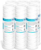 Membrane Solutions 20 Micron 10"x2.5" String Wound Whole House Water Filter by MembraneSolutions