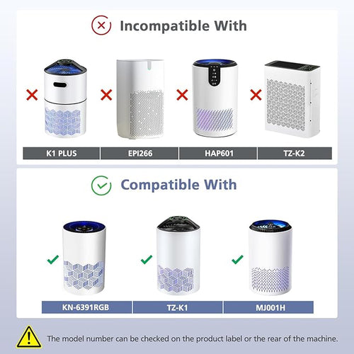 3 Pack TZ-K1 Replacement Filter Compatible - Image 2