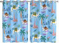 2 Panel Kitchen Cafe Curtains, Desert Landscape Sunlight Filtering Nature Air by Hokiten