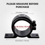 EVIL ENERGY 60MM Fuel Filter Mounting Bracket, Fuel Pump Clamp Holder 2PCS - Image 4