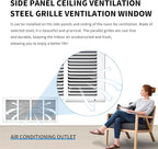 20x8 Return Air Grille, Air Return Vent Cover, Flat Vent Cover, Rejillas De - Image 7