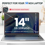 2Pack Magnetic 14 Inch Laptop Privacy Screen 16:10 Aspect Ratio, Removable - Image 6