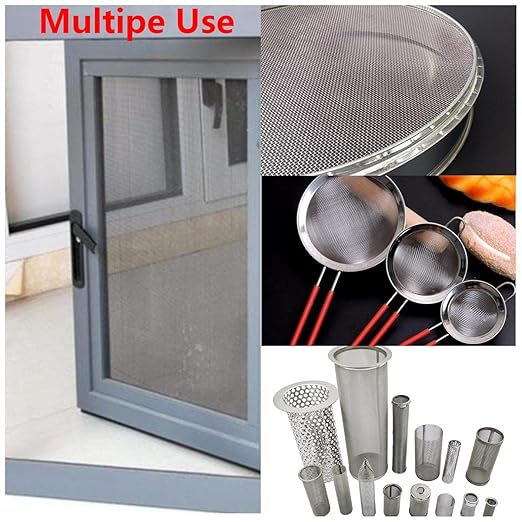 Stainless Steel Mesh Screen #40Mesh -Size:15.7"x47.2" SS304 Wire Mesh Screen - Image 8